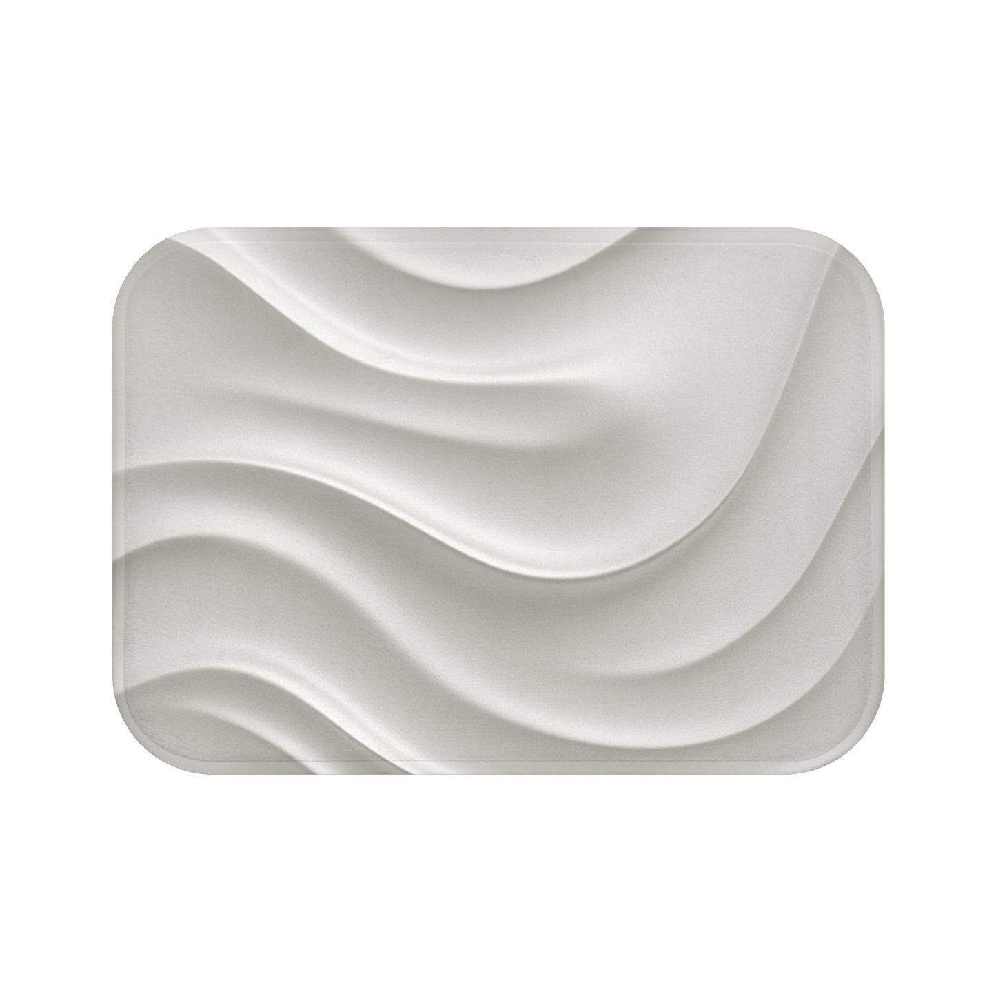 Elegant Wave Design Bath Mat for Spa-Like Comfort