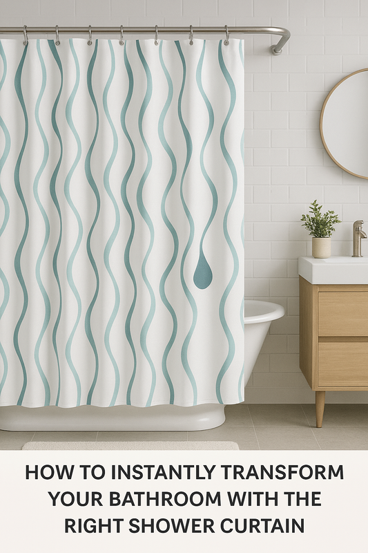 “How to Instantly Transform Your Bathroom with the Right Shower Curtain”