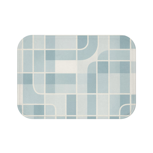 Modern Geometric Bath Mat - Soft, Stylish Home Decor for Every Bathroom